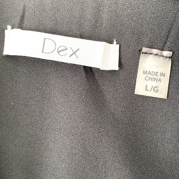 Dex Classic Single Breasted lightweight Jacket/Blazer. Size LG Open Front - Picture 3 of 4
